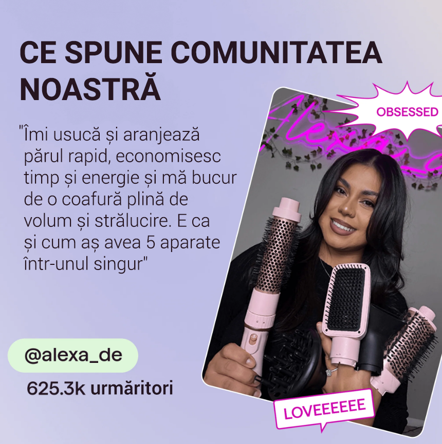 Perie cu aer cald Air Sculpt